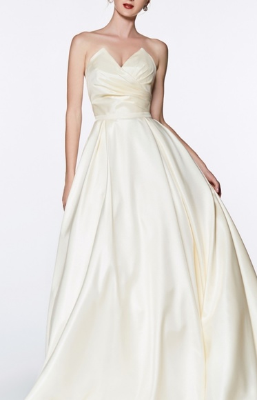 008 Dresses & Skirts - CREAM BURGUNDY PINK ROYAL BLUE EVENING DRESS